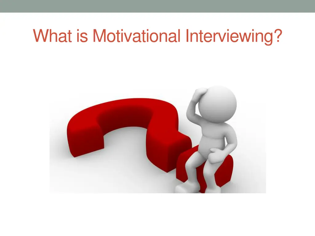 what is motivational interviewing