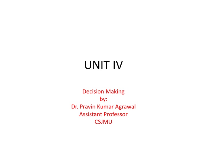 unit iv