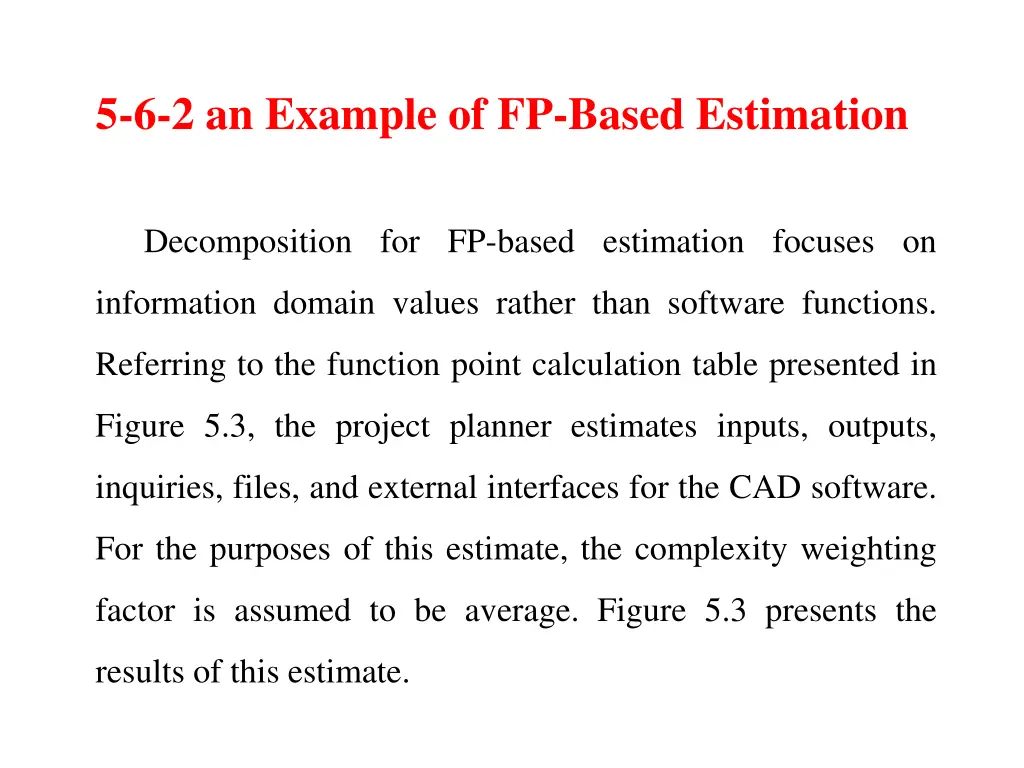 5 6 2 an example of fp based estimation