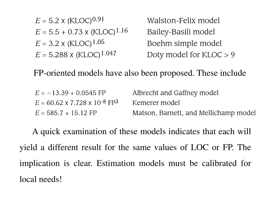 fp oriented models have also been proposed these