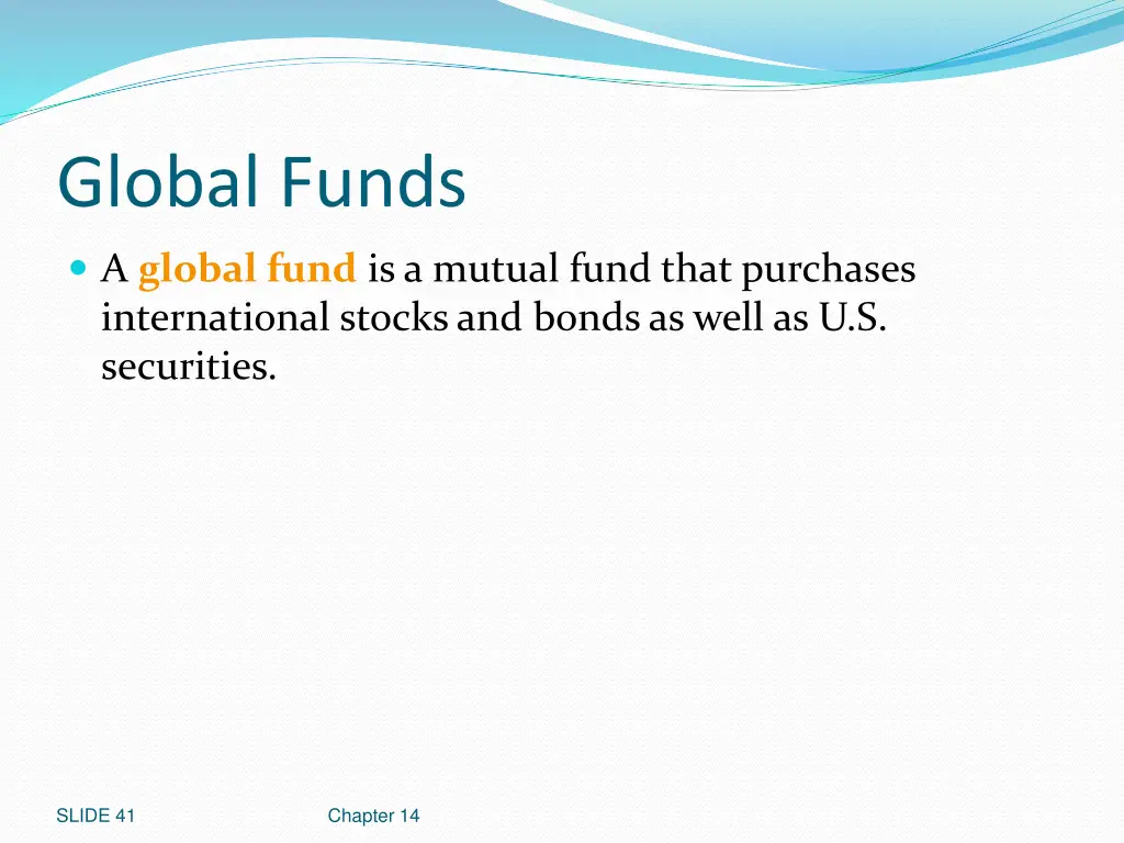 global funds