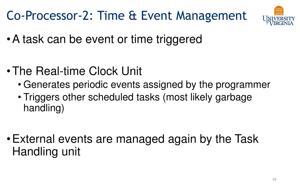 co processor 2 time event management