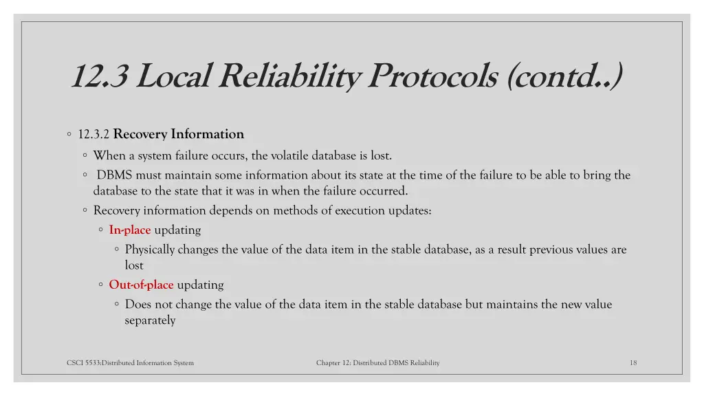 12 3 local reliability protocols contd 1