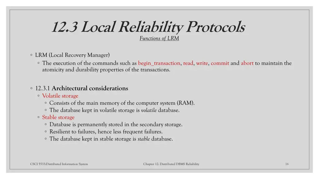 12 3 local reliability protocols functions of lrm