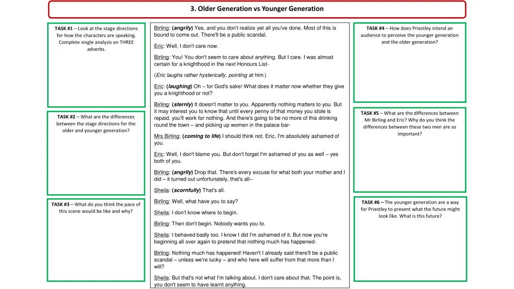 3 older generation vs younger generation