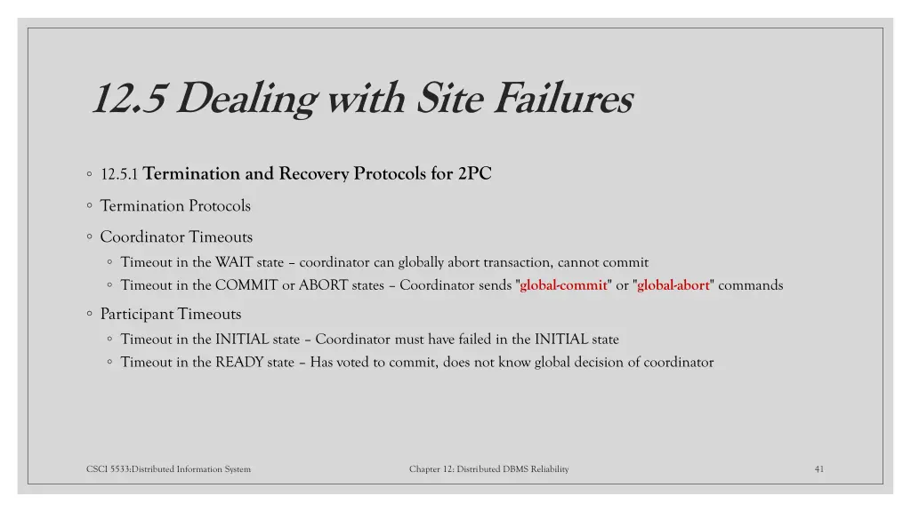 12 5 dealing with site failures