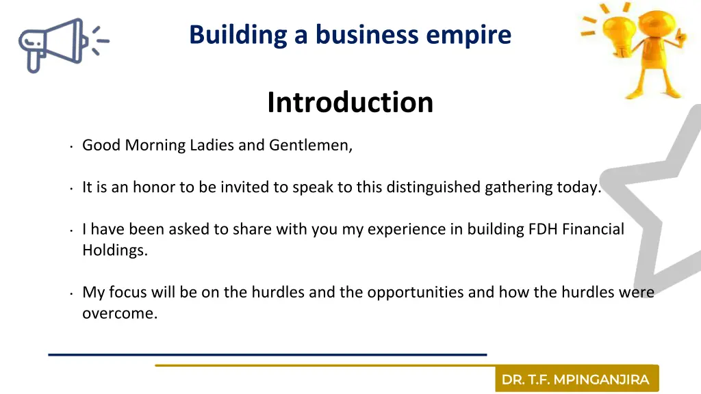 building a business empire 1