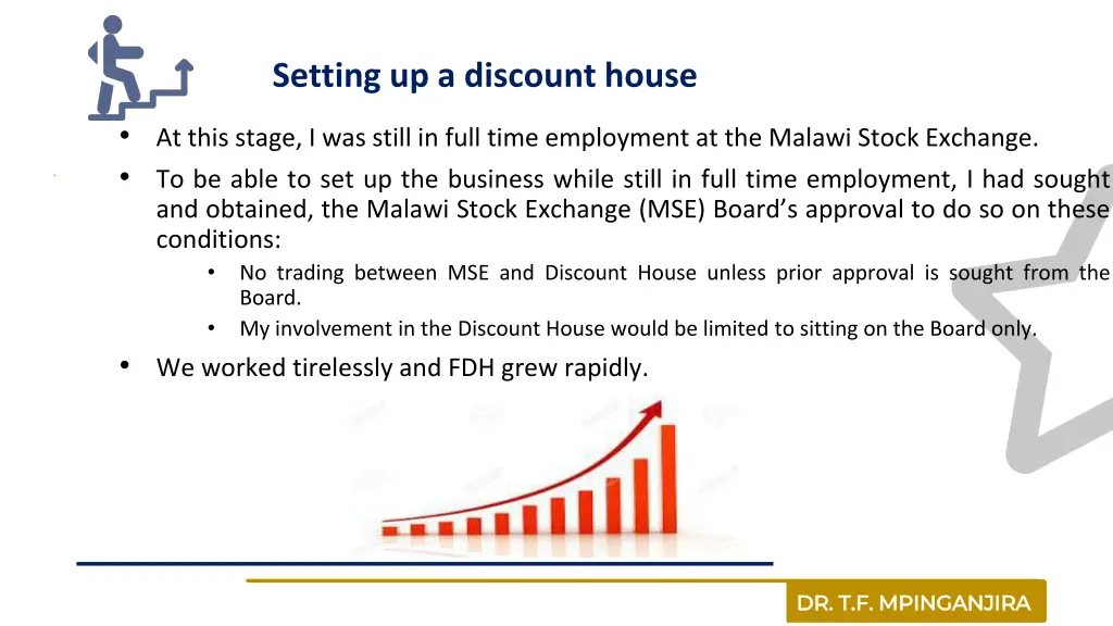 setting up a discount house 11