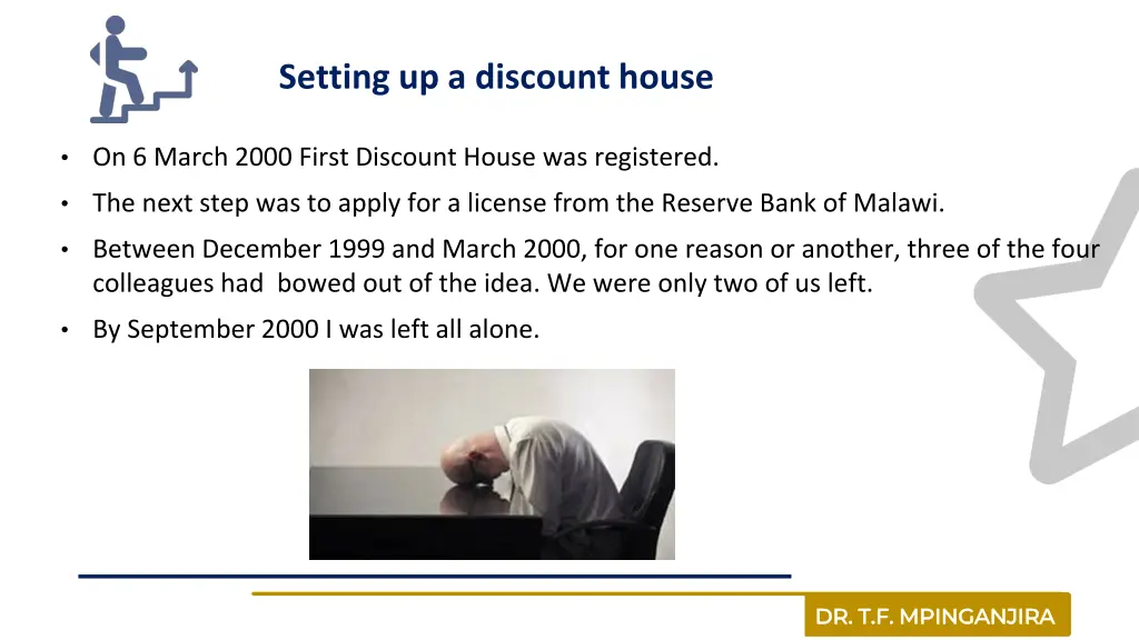 setting up a discount house 3