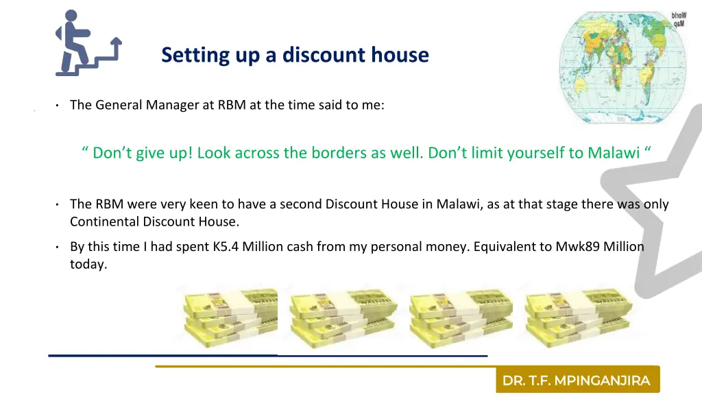 setting up a discount house 6