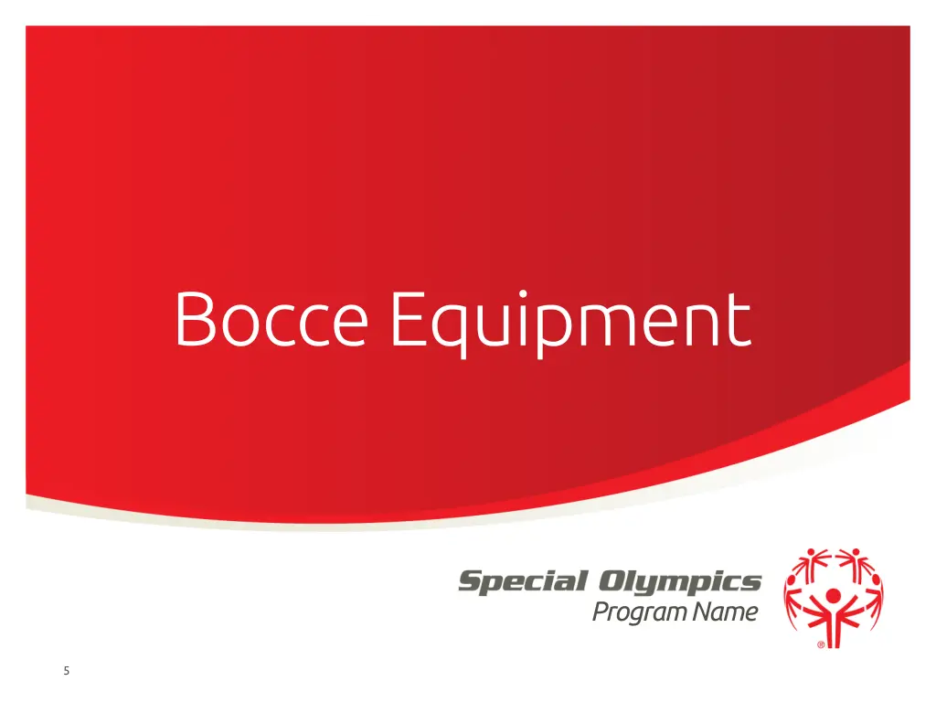 bocce equipment