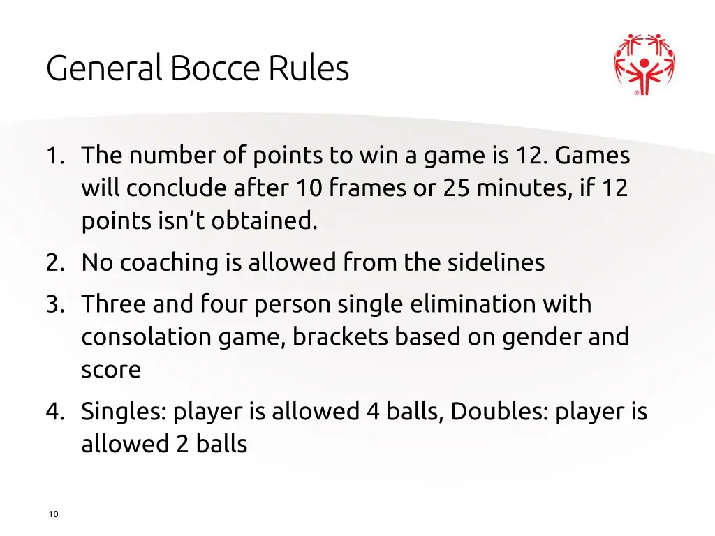 general bocce rules