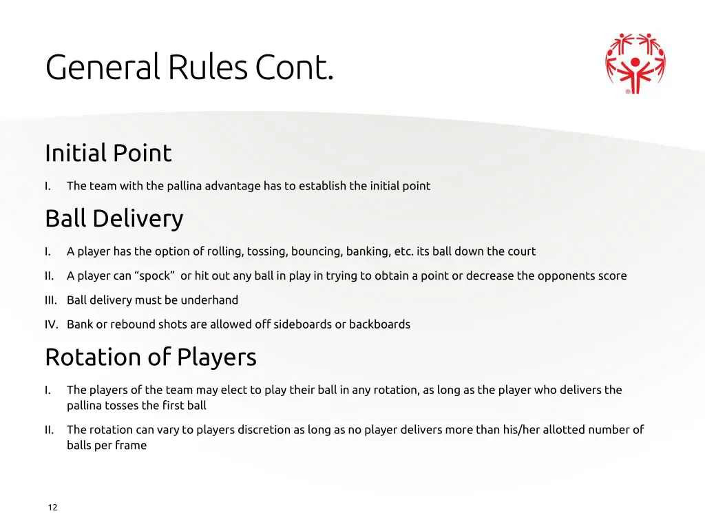 general rules cont 1