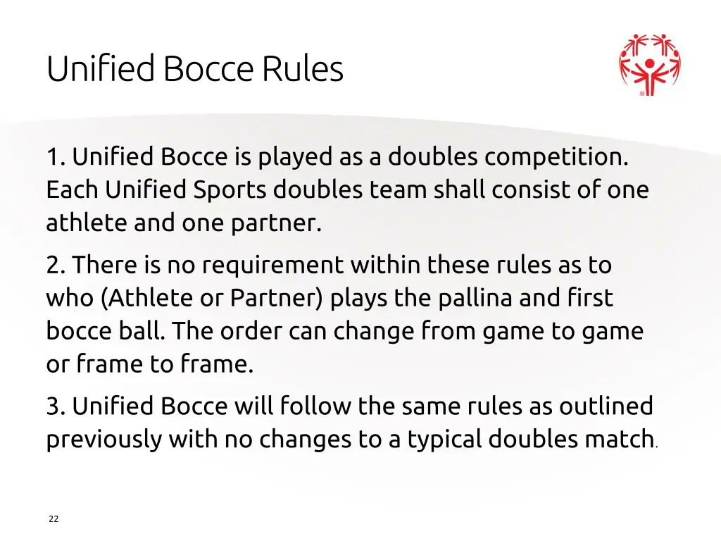 unified bocce rules