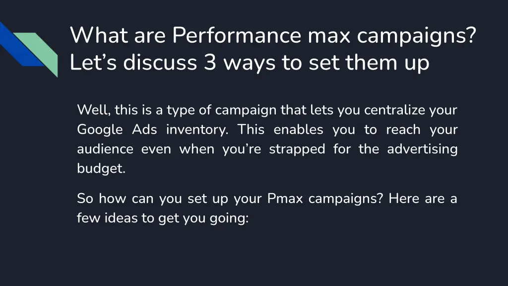 what are performance max campaigns let s discuss