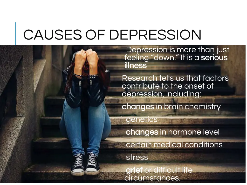 causes of depression