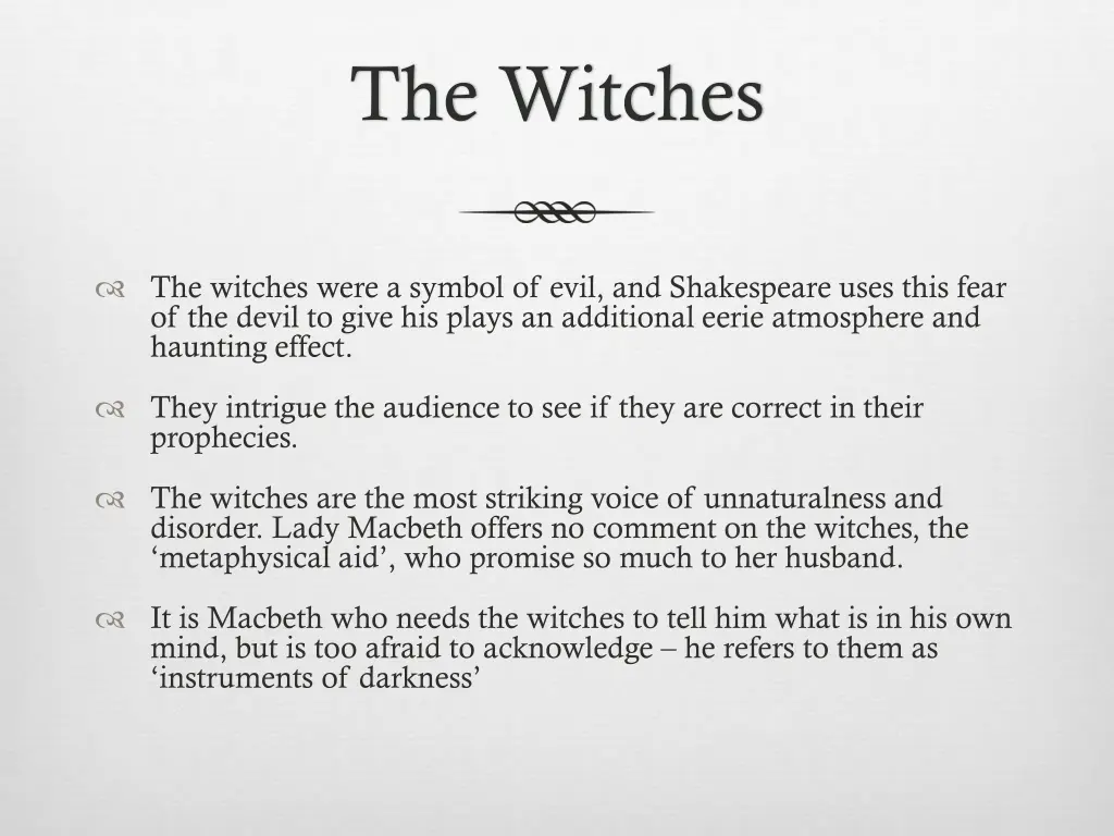 the witches