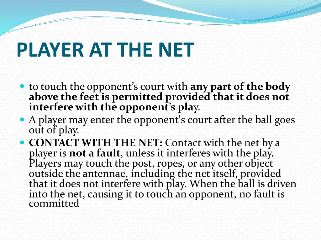 player at the net 1