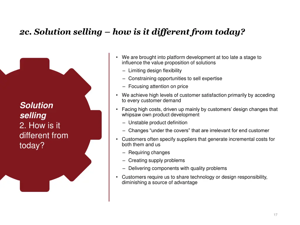 2c solution selling how is it different from today