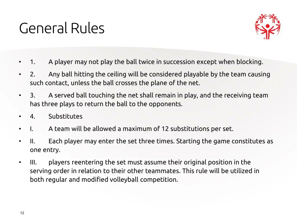 general rules 1