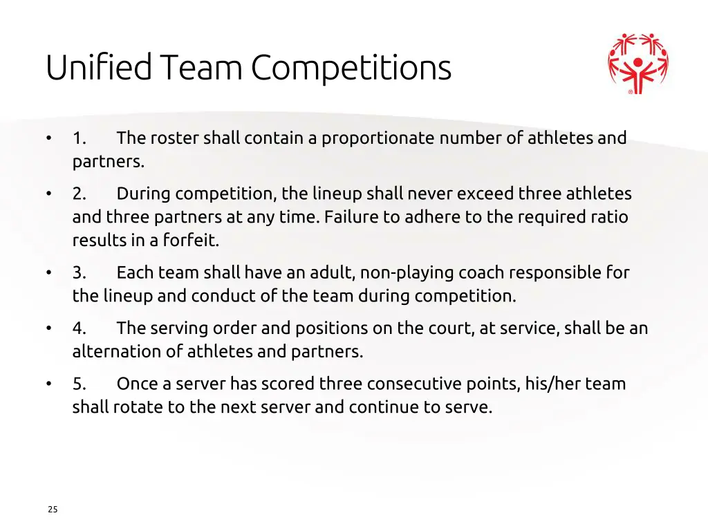 unified team competitions 1