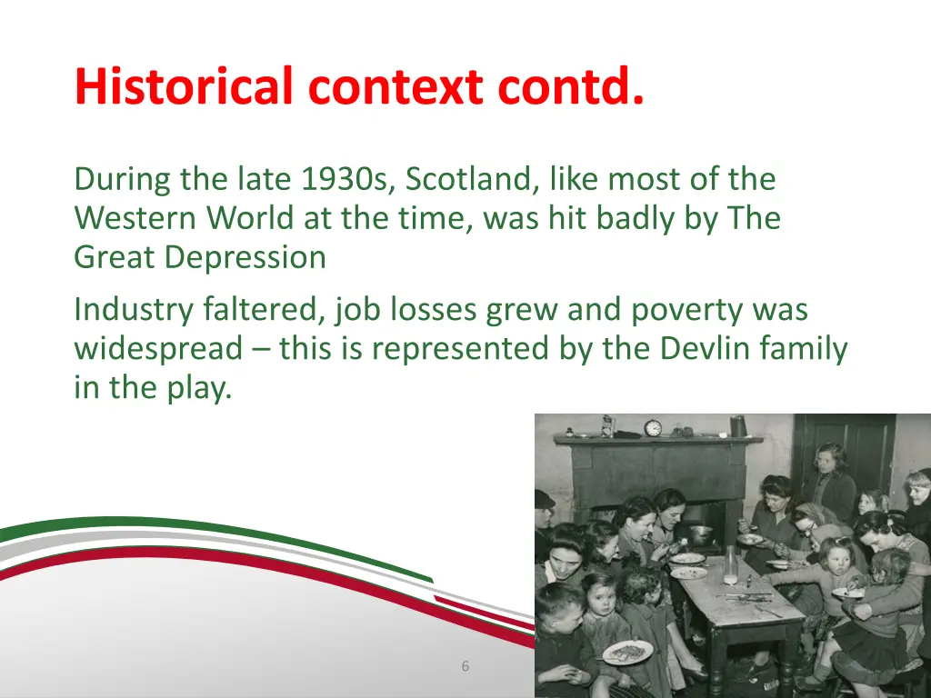 historical context contd