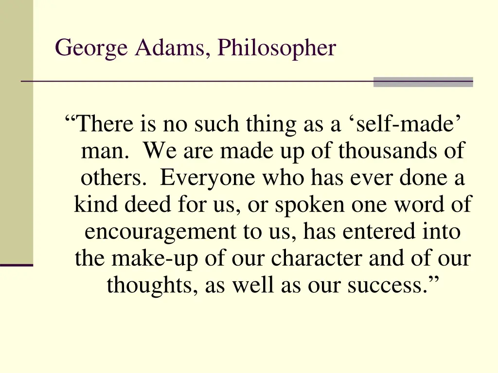 george adams philosopher