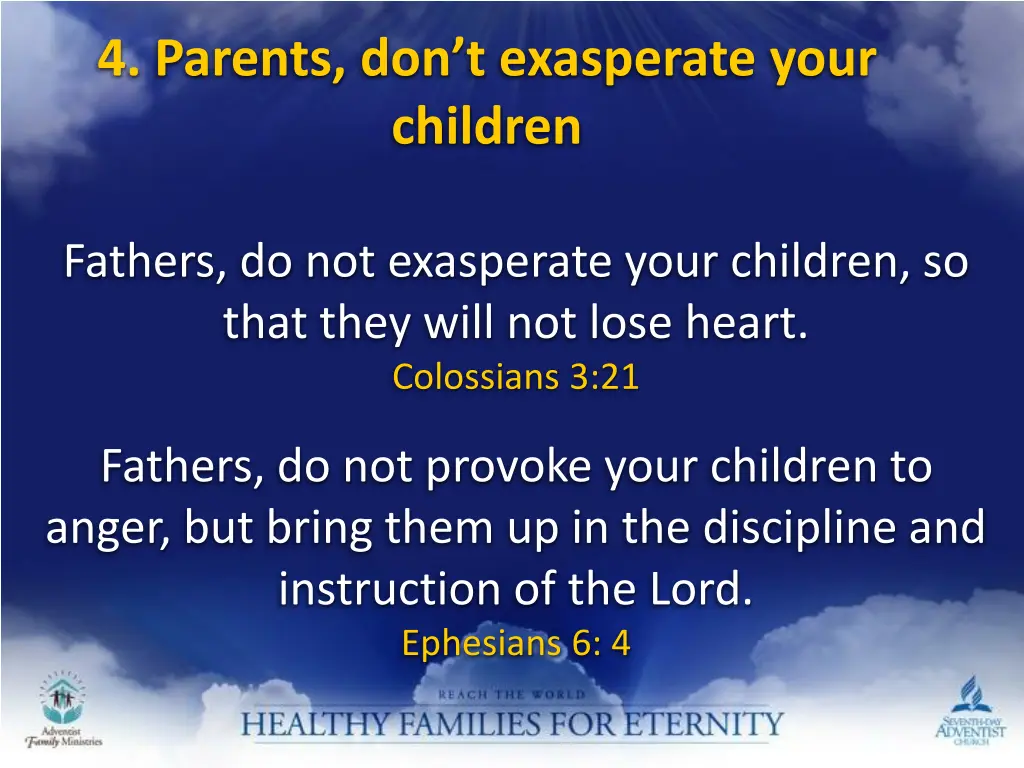 4 parents don t exasperate your children