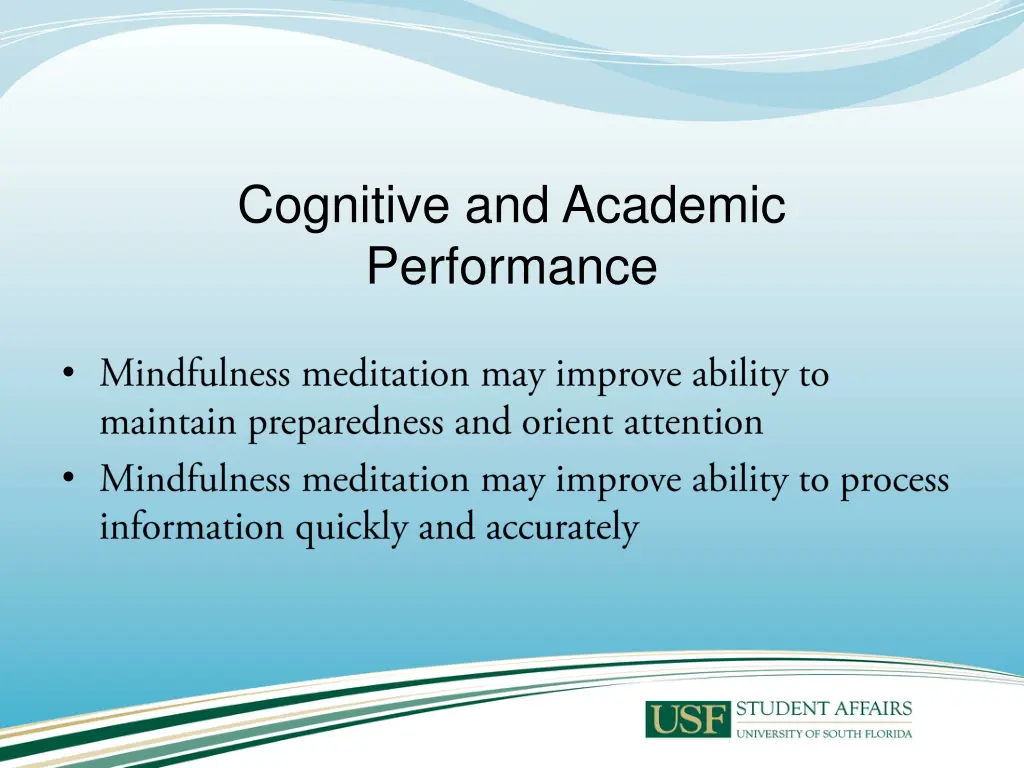 cognitive and academic performance