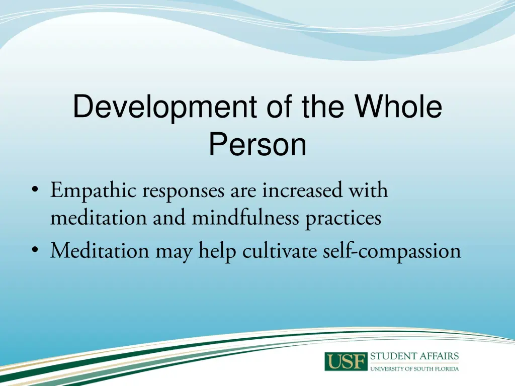 development of the whole person 1