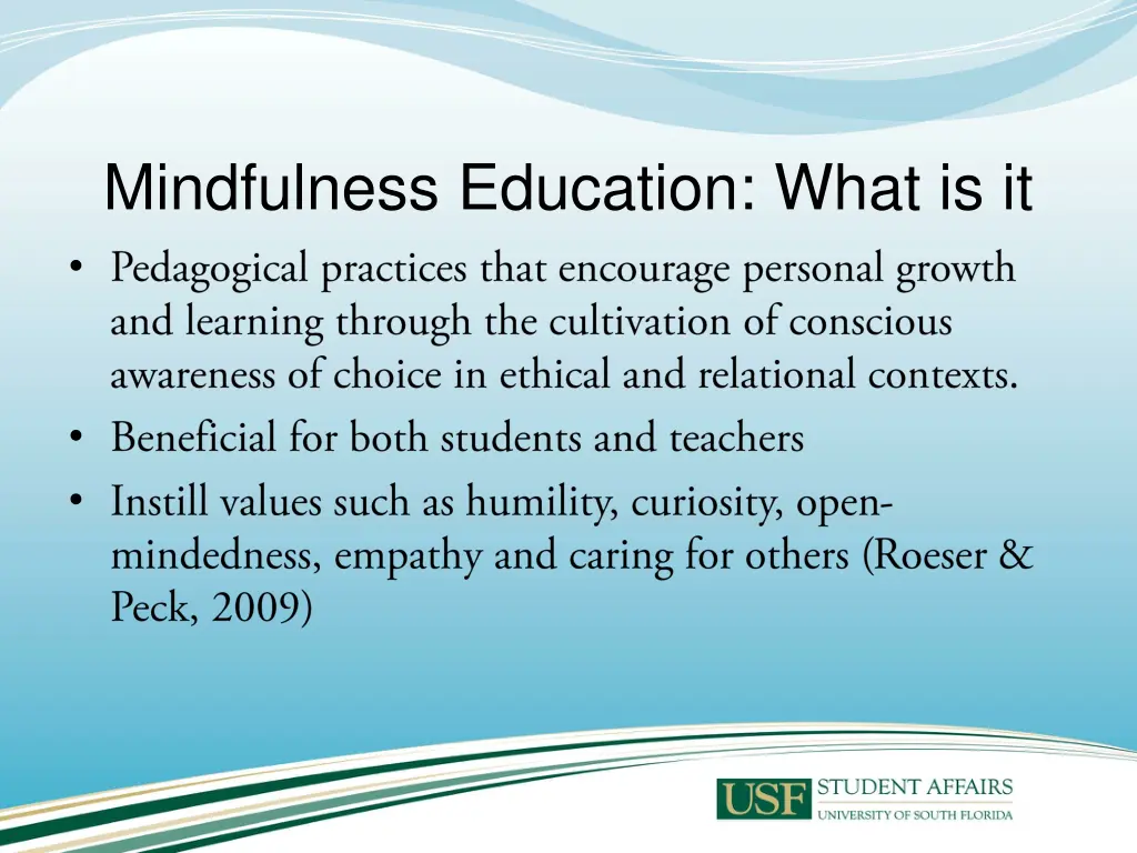 mindfulness education what is it