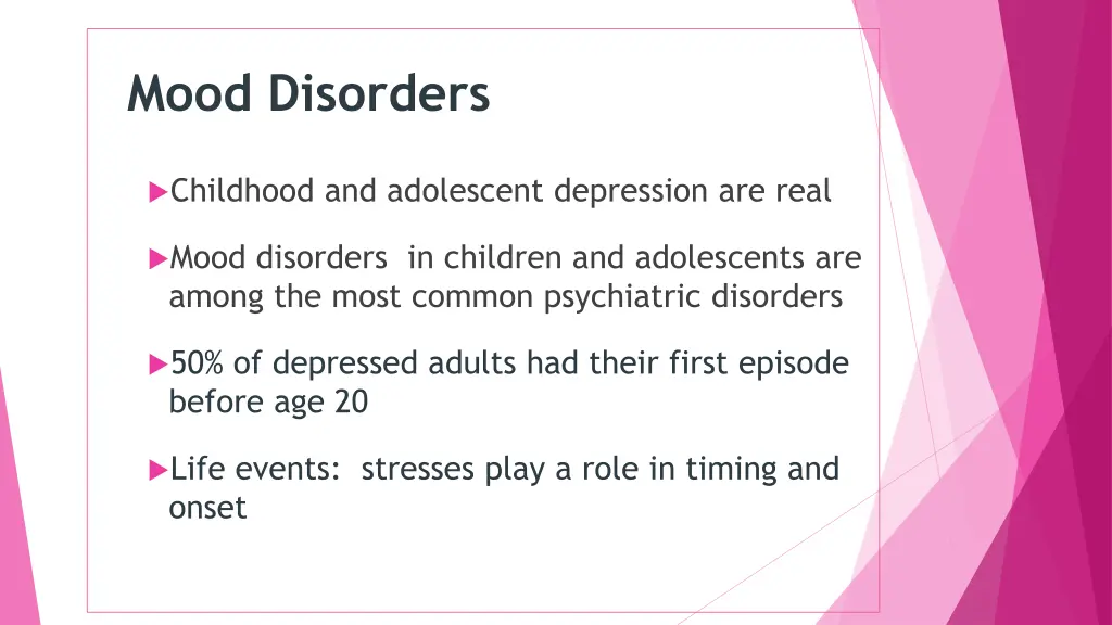 mood disorders