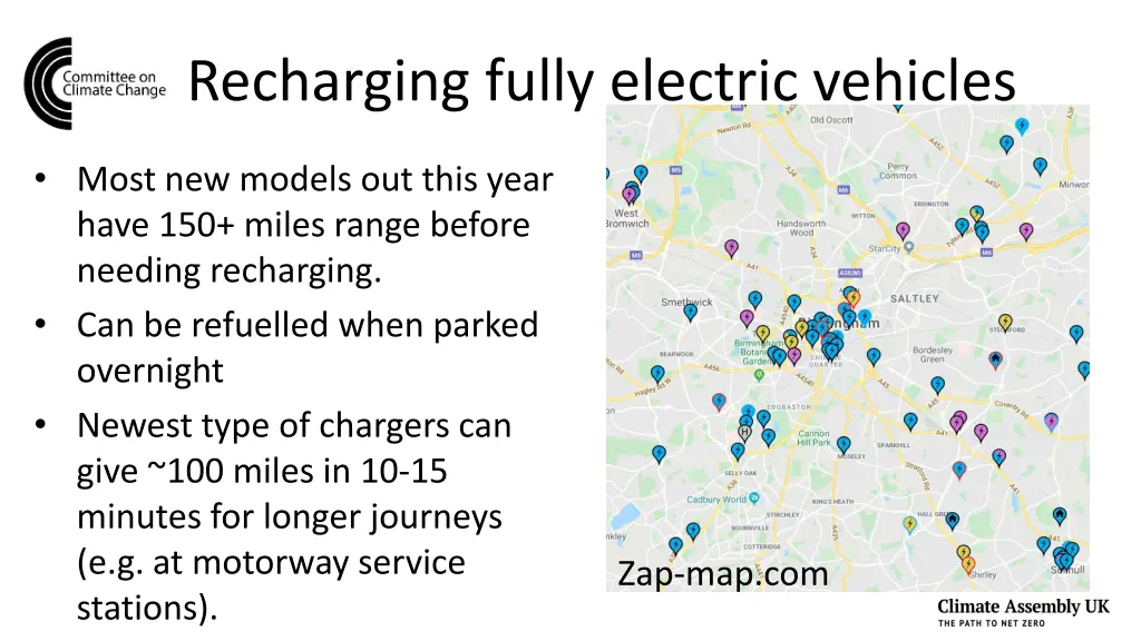 recharging fully electric vehicles