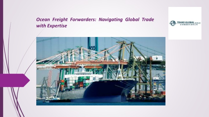 ocean freight forwarders navigating global trade