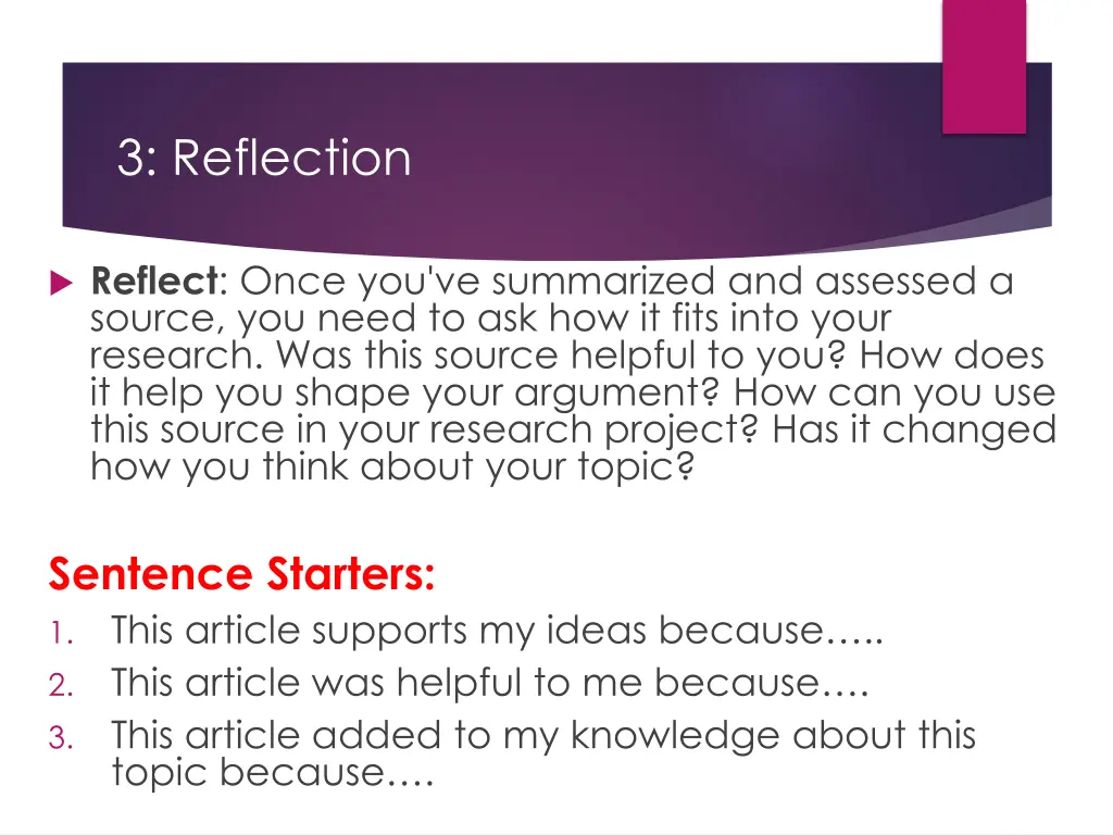 3 reflection