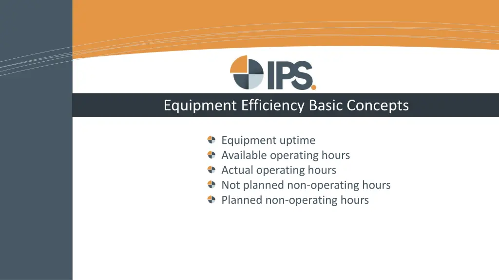 equipment efficiency basic concepts