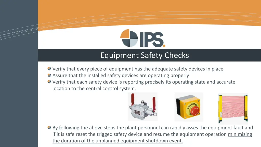 equipment safety checks