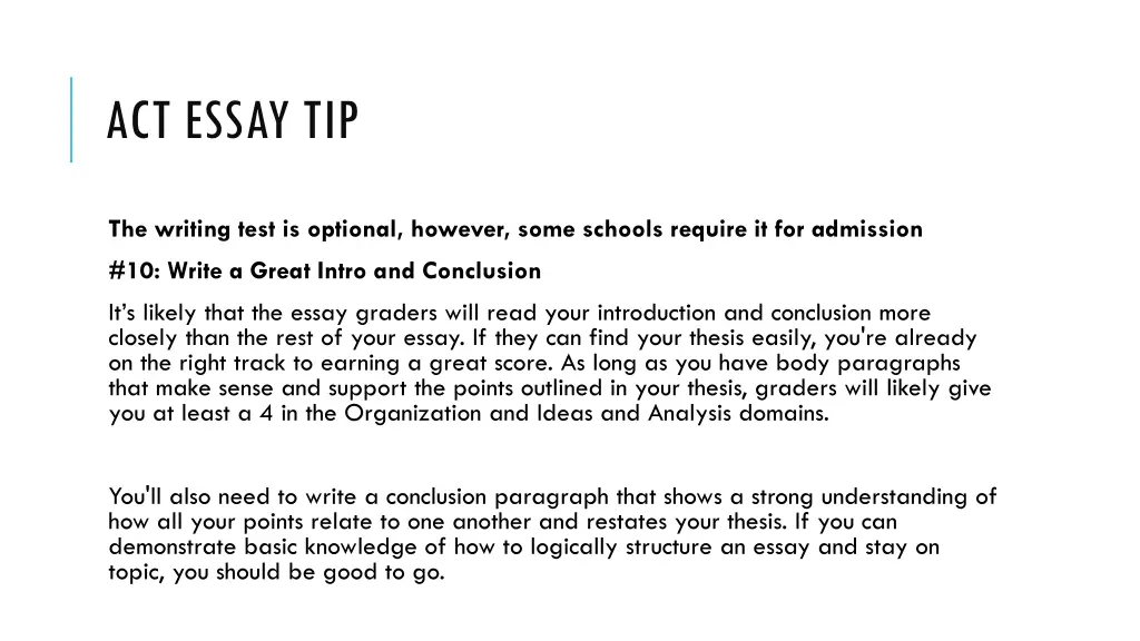 act essay tip