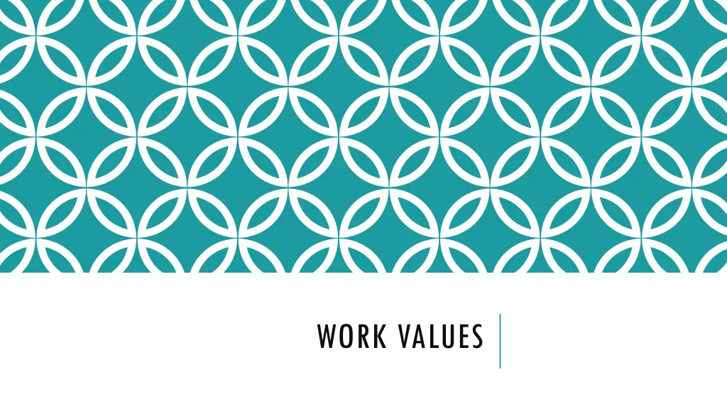 work values