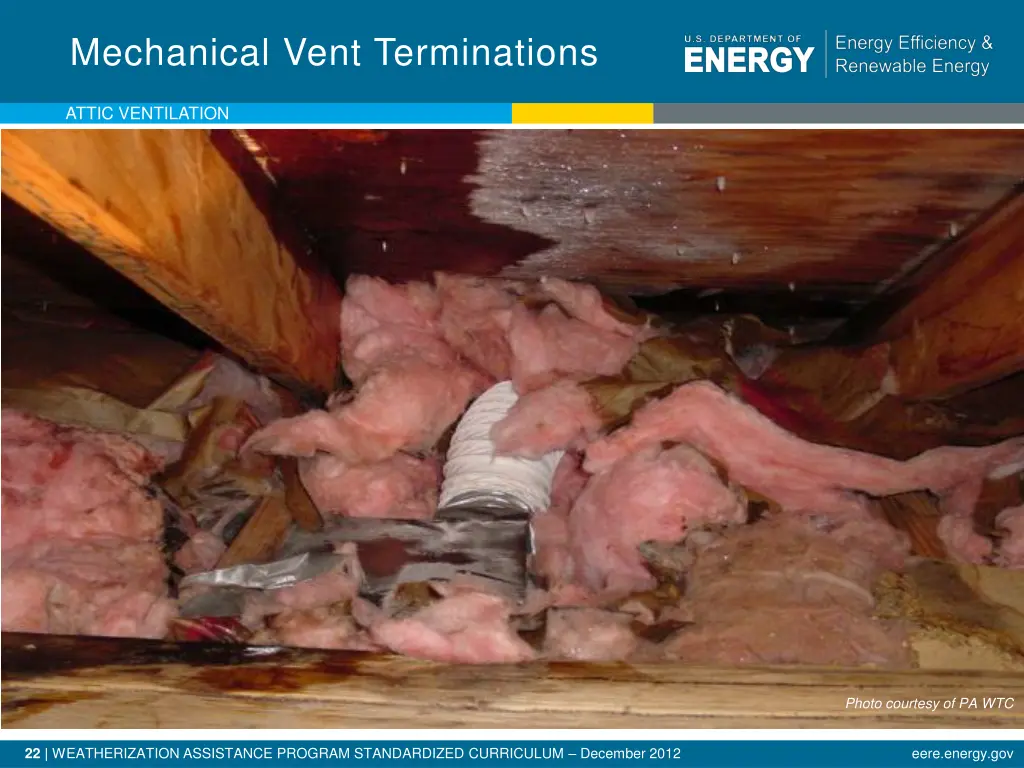 mechanical vent terminations