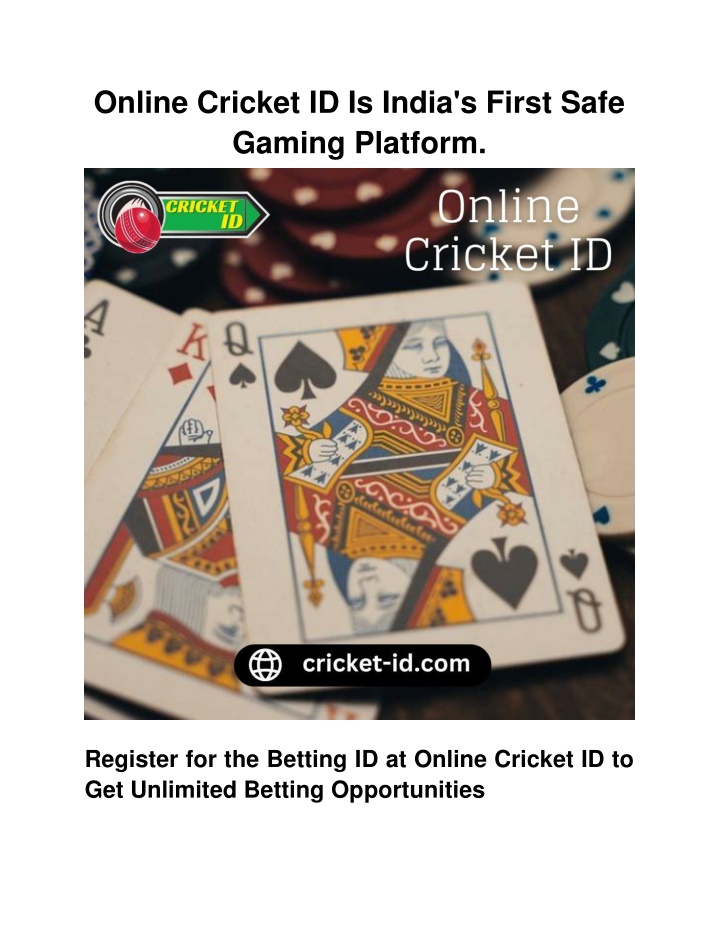 online cricket id is india s first safe gaming