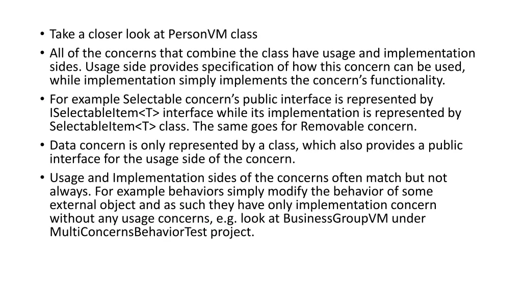 take a closer look at personvm class