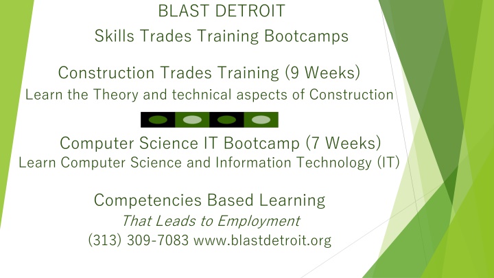 blast detroit skills trades training bootcamps