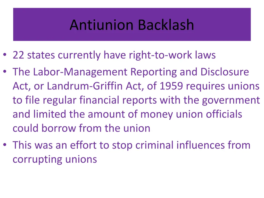 antiunion backlash 1