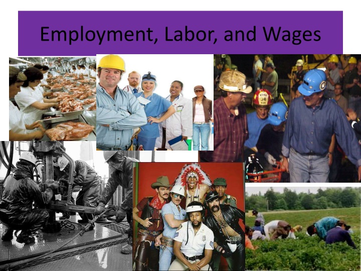 employment labor and wages