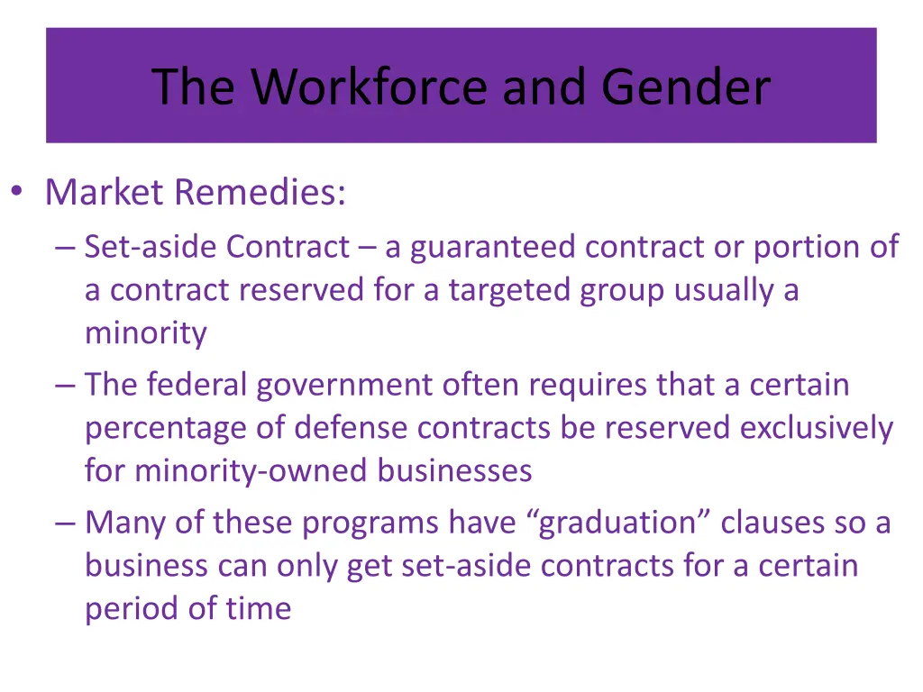 the workforce and gender 4