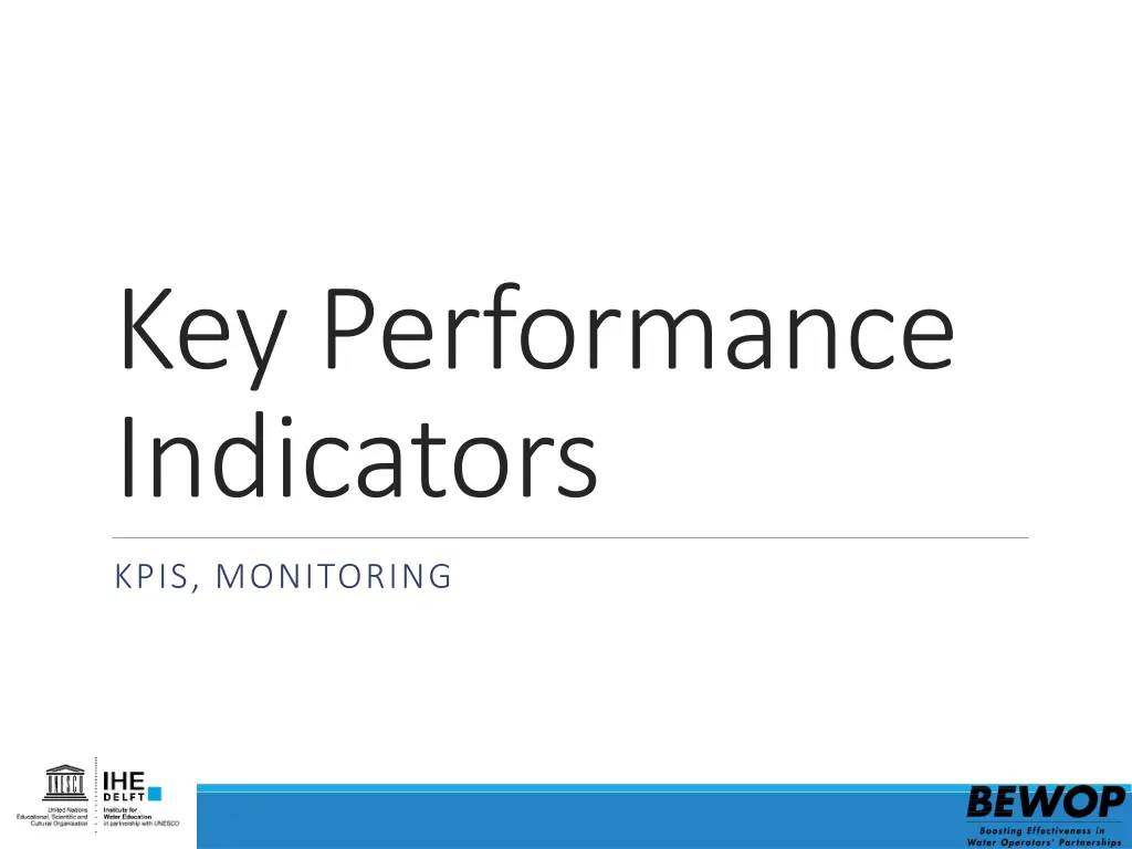 key performance indicators