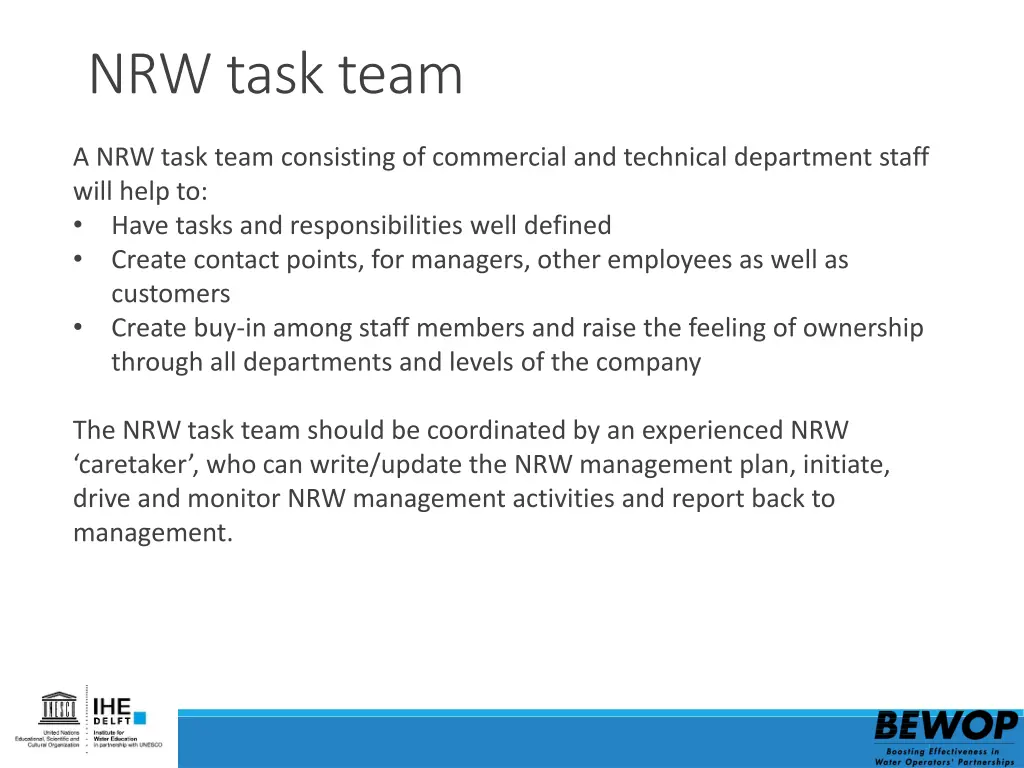 nrw task team