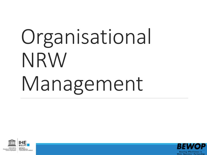 organisational nrw management