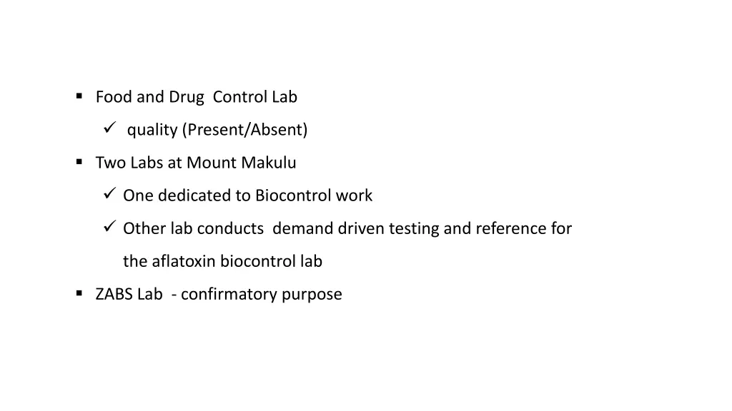 food and drug control lab